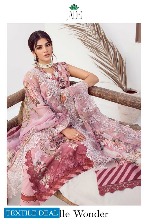 Jade Needle Wonder Wholesale Digital Printed Embroidered Luxury Lawn Shirt Pakistani Suits