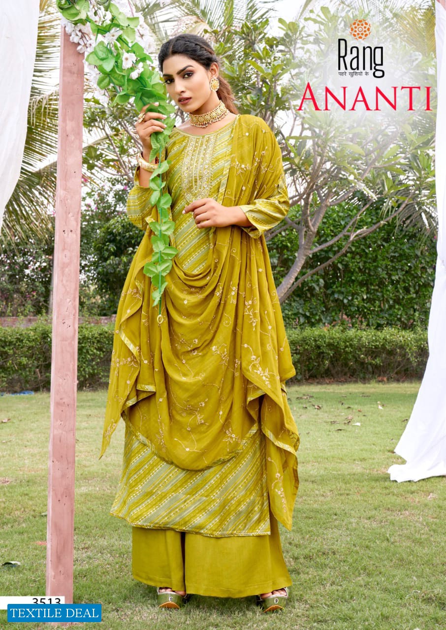 RANG PRESENT ANANTI DESIGNER SEQUENCE WORK SALWAR KAMEEZ MATERIAL