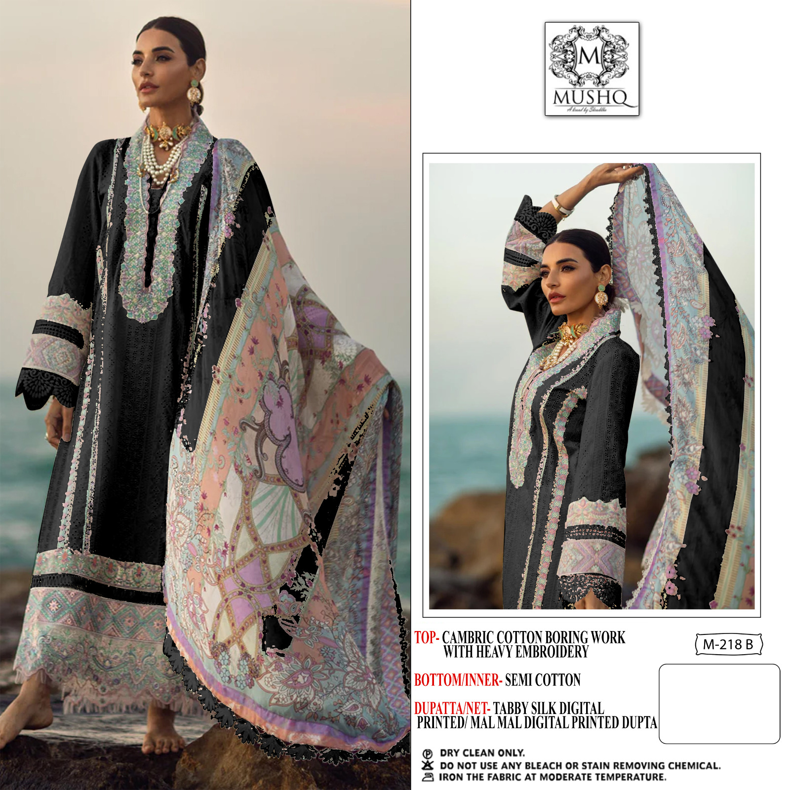 Mushq M-218 Wholesale Pakistani Concept Pakistani Suits