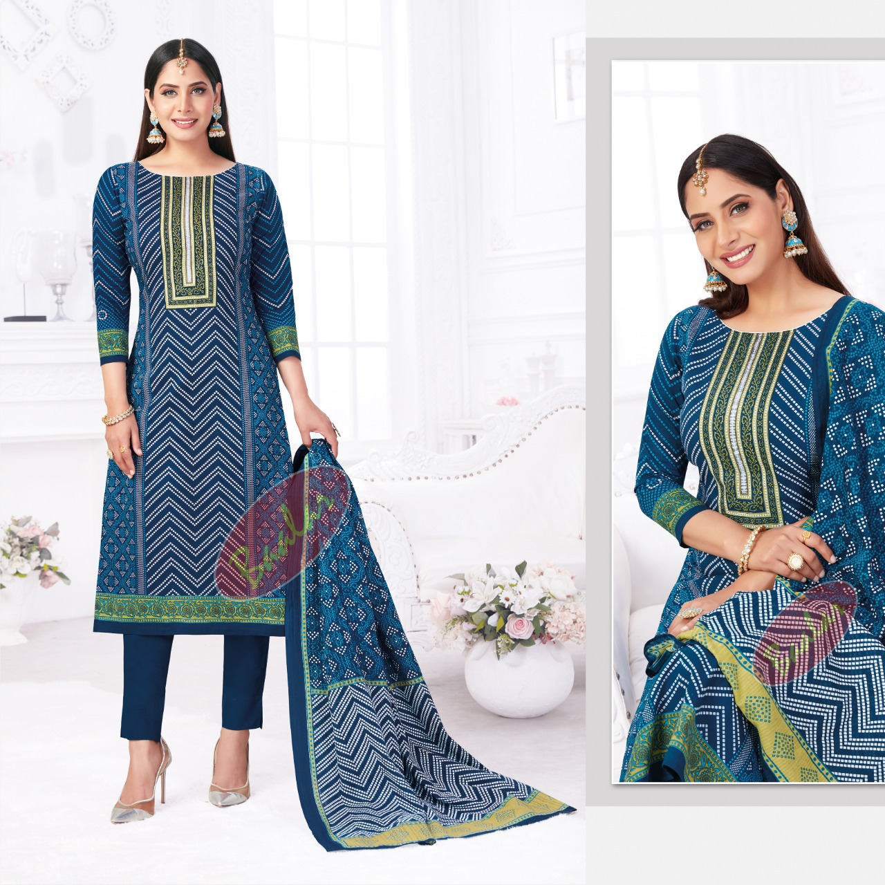 Baalar Karachi Cotton Vol-10 Wholesale Karachi Cotton Dress Material