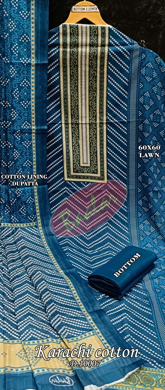 Baalar Karachi Cotton Vol-10 Wholesale Karachi Cotton Dress Material