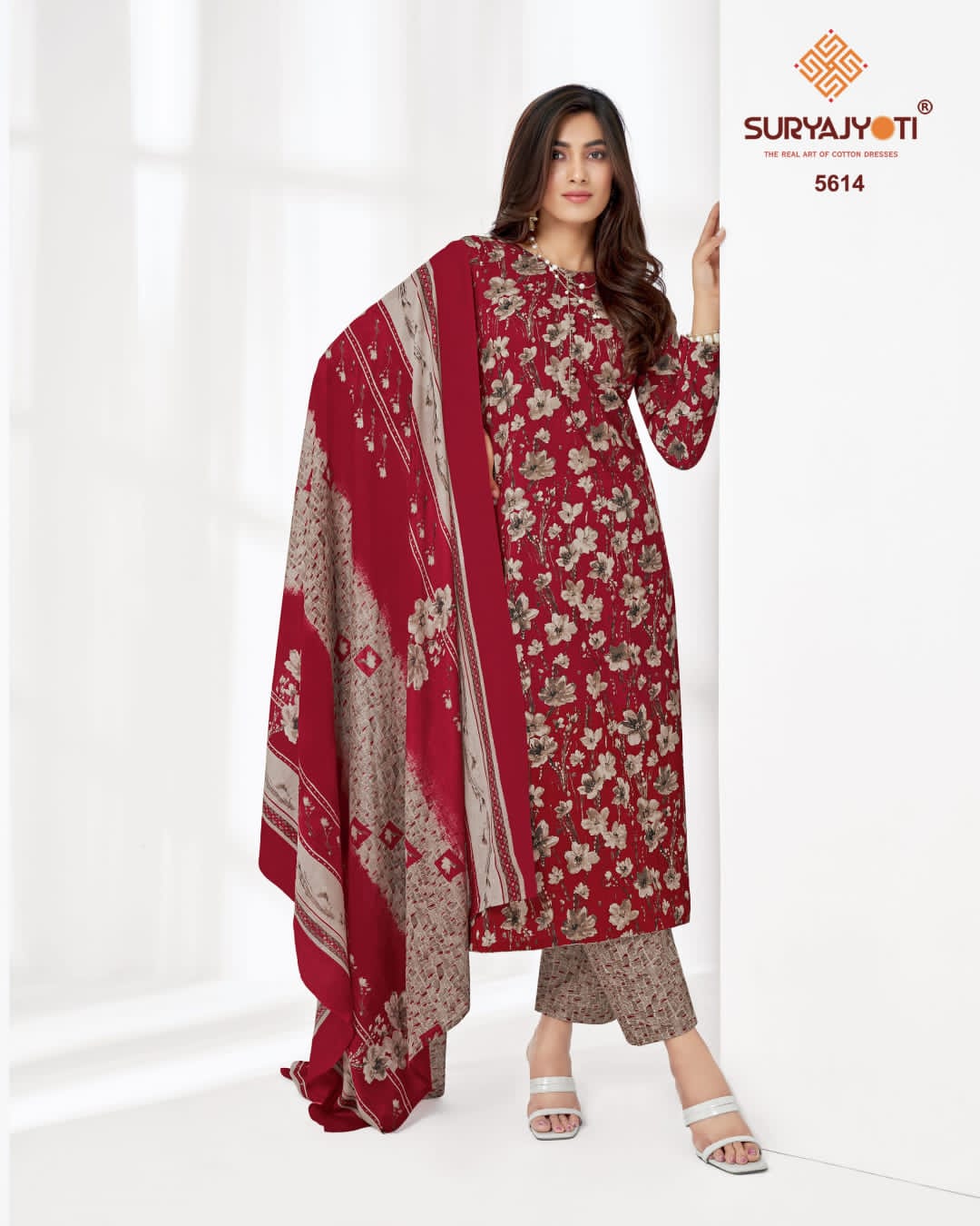 SURYAJYOTI TRENDY COTTON VOL 56 COTTON DUPATTA SUITS