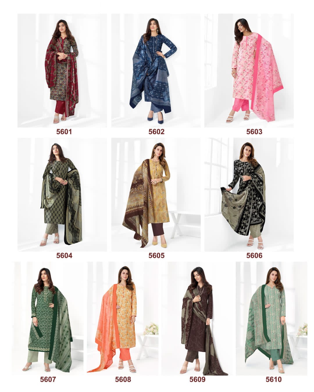 SURYAJYOTI TRENDY COTTON VOL 56 COTTON DUPATTA SUITS