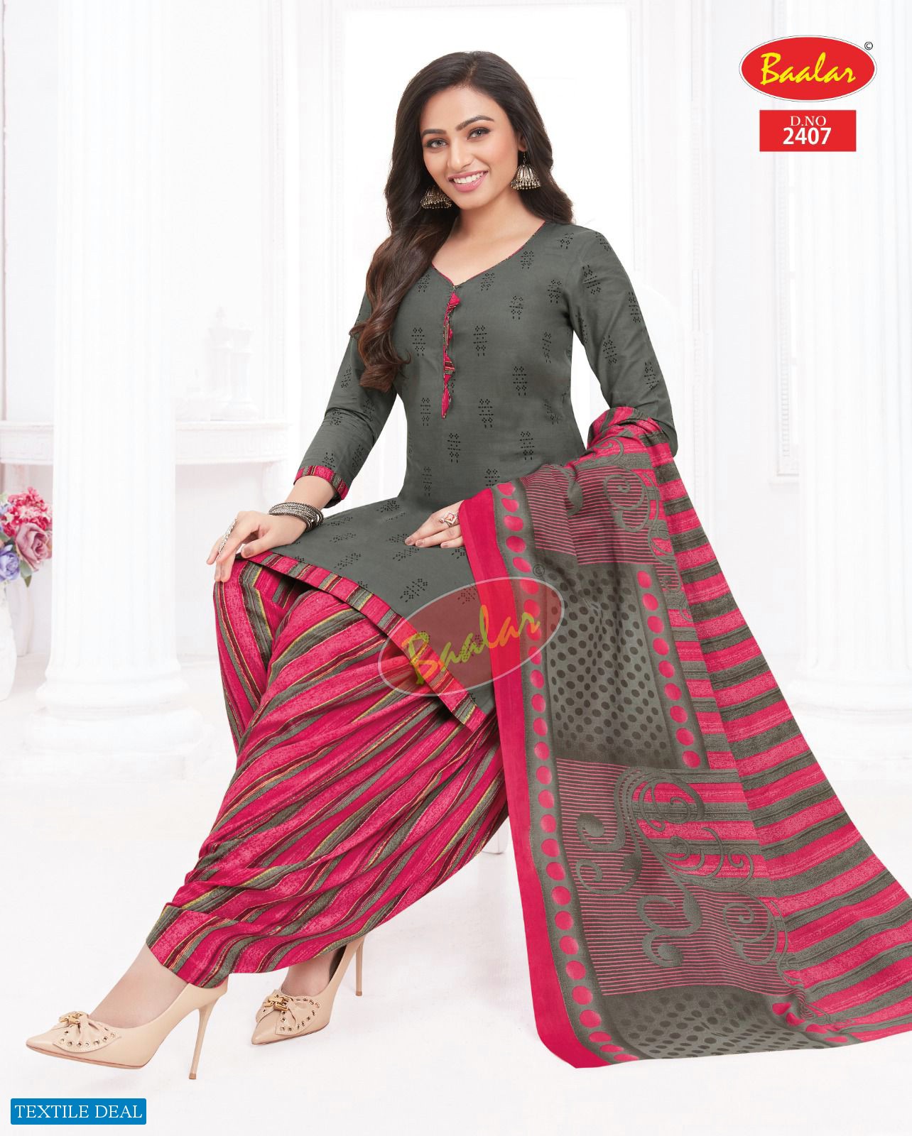 Baalar Zaara Vol-14 Wholesale Pure Cotton Printed Dress Material