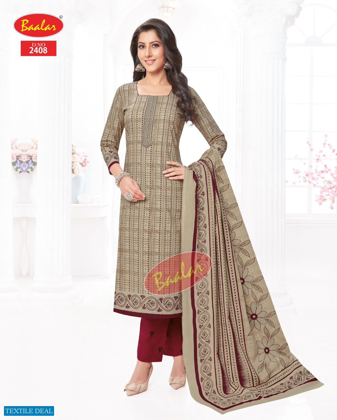 Baalar Zaara Vol-14 Wholesale Pure Cotton Printed Dress Material