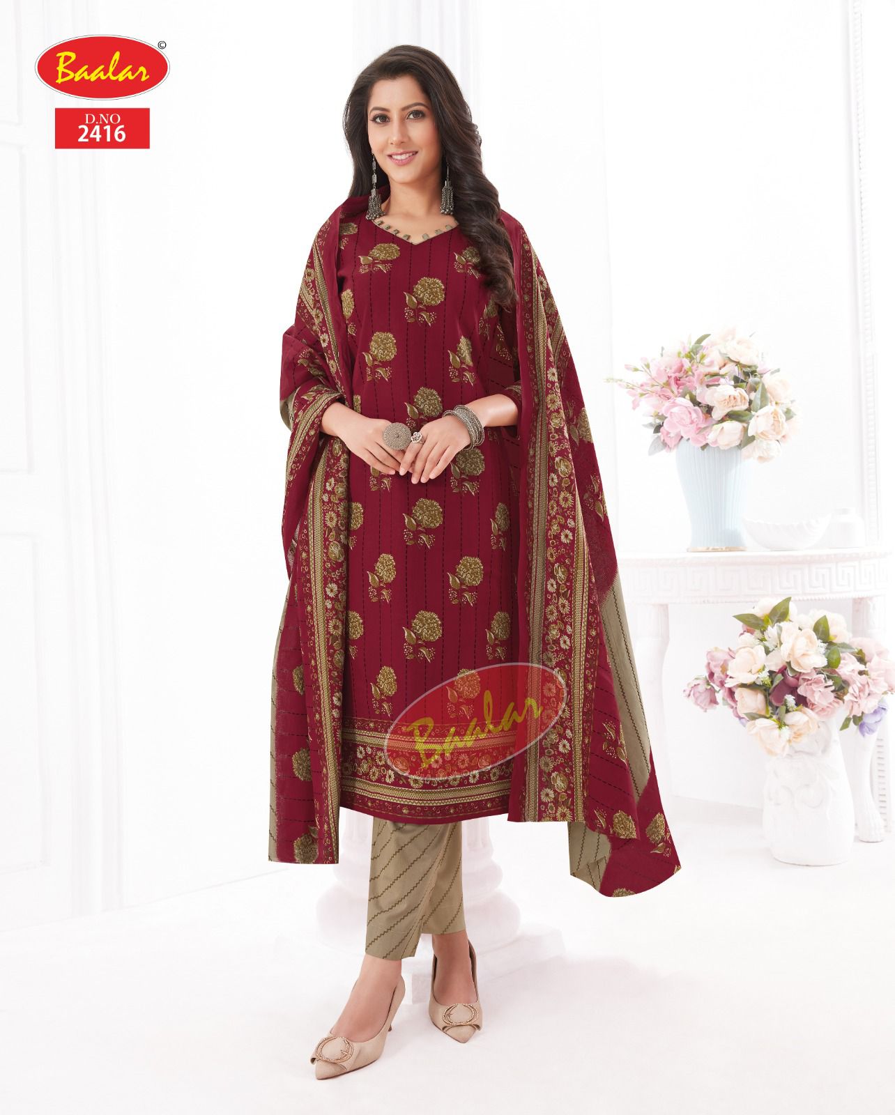 Baalar Zaara Vol-14 Wholesale Pure Cotton Printed Dress Material