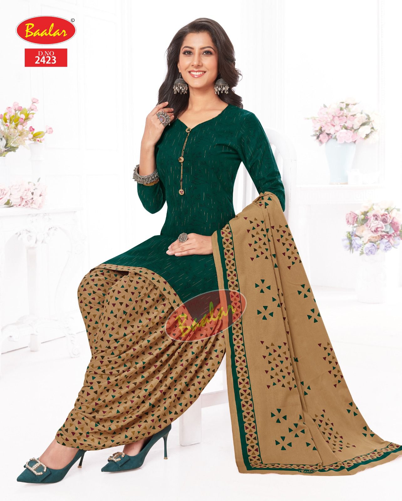 Baalar Zaara Vol-14 Wholesale Pure Cotton Printed Dress Material