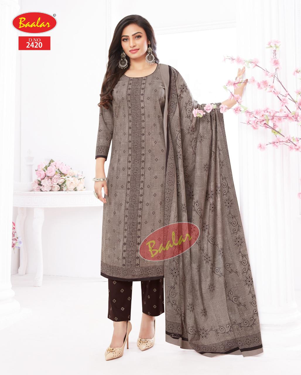 Baalar Zaara Vol-14 Wholesale Pure Cotton Printed Dress Material