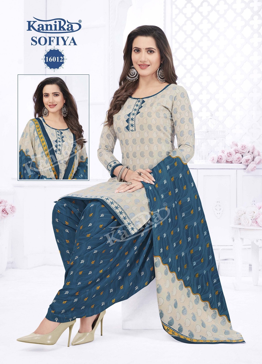 Kanika Sofia Vol-16 Wholesale Readymade Cotton Suits