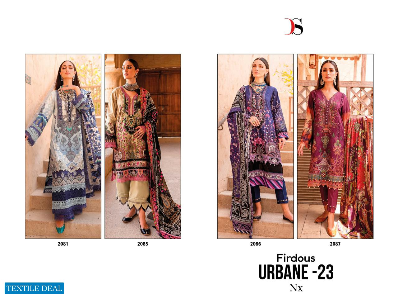 Deepsy Firdous Urbane-23 NX Wholesale Pakistani Concept Salwar Suits