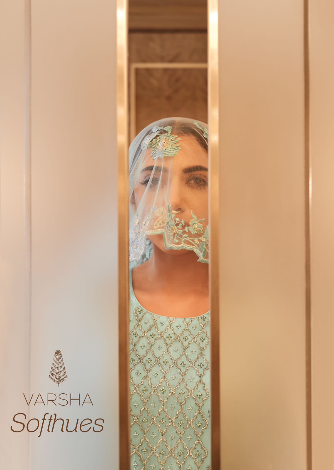 Varsha Softhues Wholesale Viscose Organza With Hand Work Designer Salwar Suits