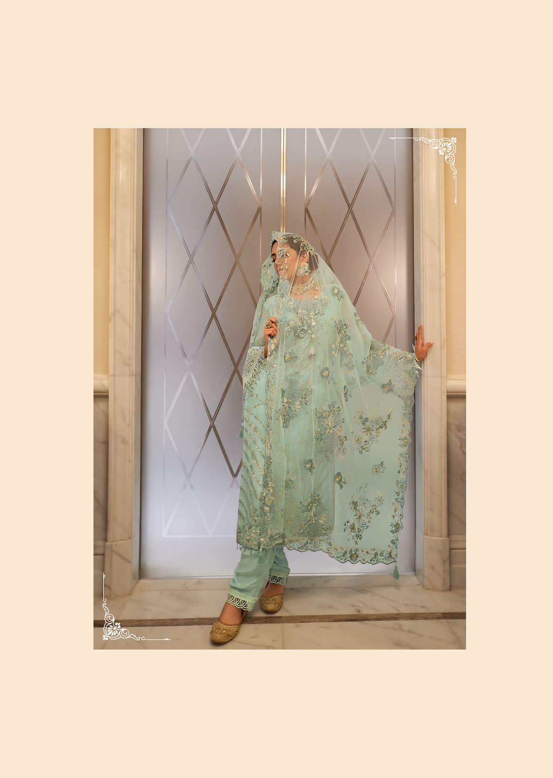 Varsha Softhues Wholesale Viscose Organza With Hand Work Designer Salwar Suits