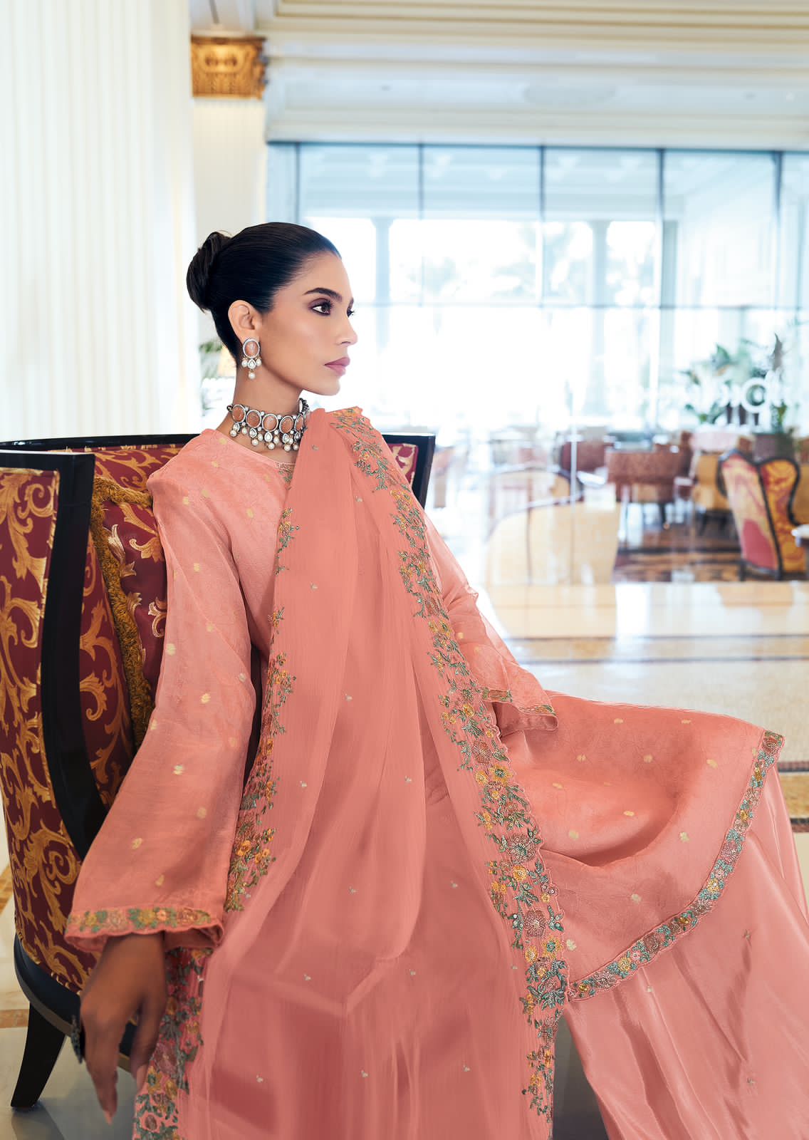 Varsha Tulip Wholesale Self Woven With Embroidery Designer Salwar Suits