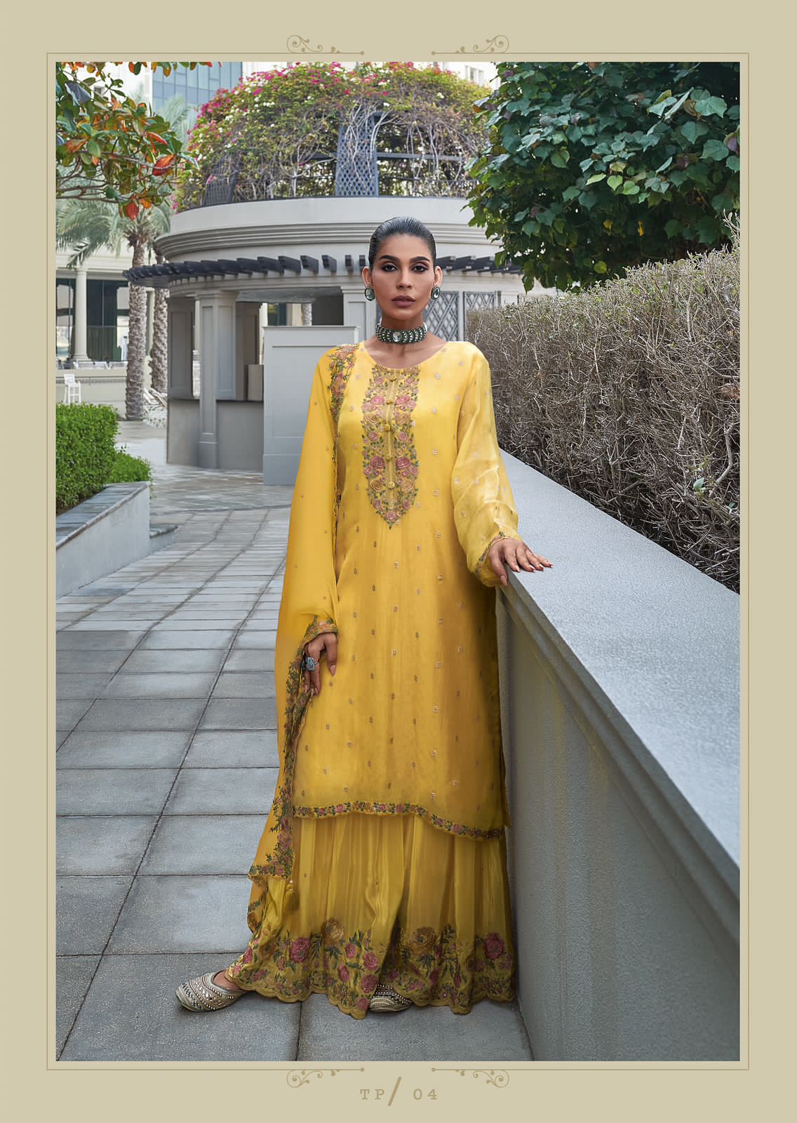 Varsha Tulip Wholesale Self Woven With Embroidery Designer Salwar Suits