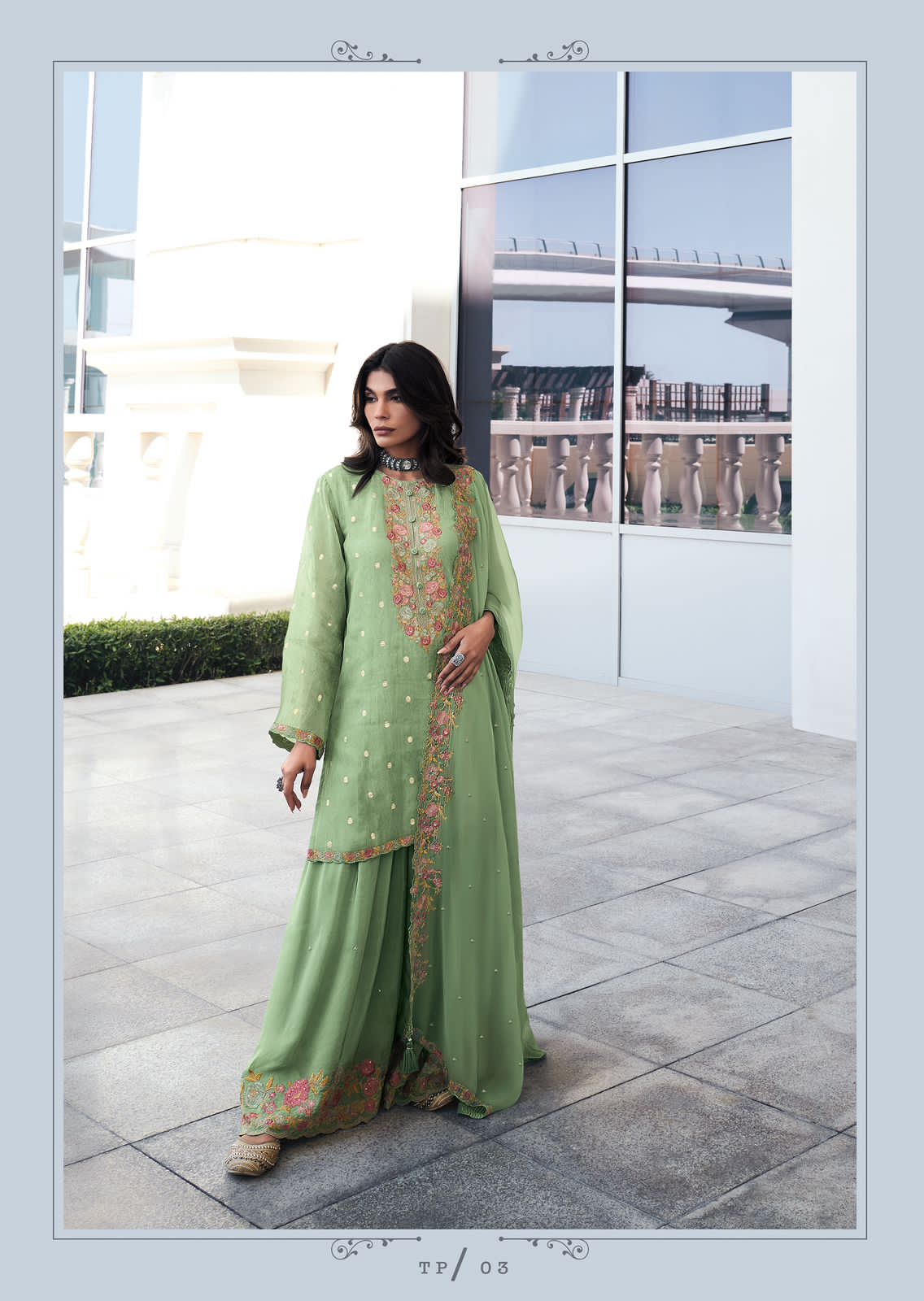 Varsha Tulip Wholesale Self Woven With Embroidery Designer Salwar Suits