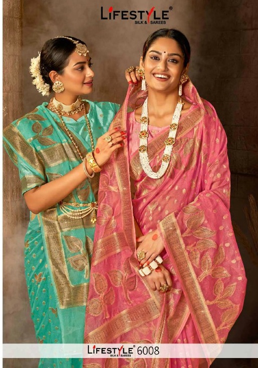 Lifestyle 6008 Wholesale Ethnic Sarees