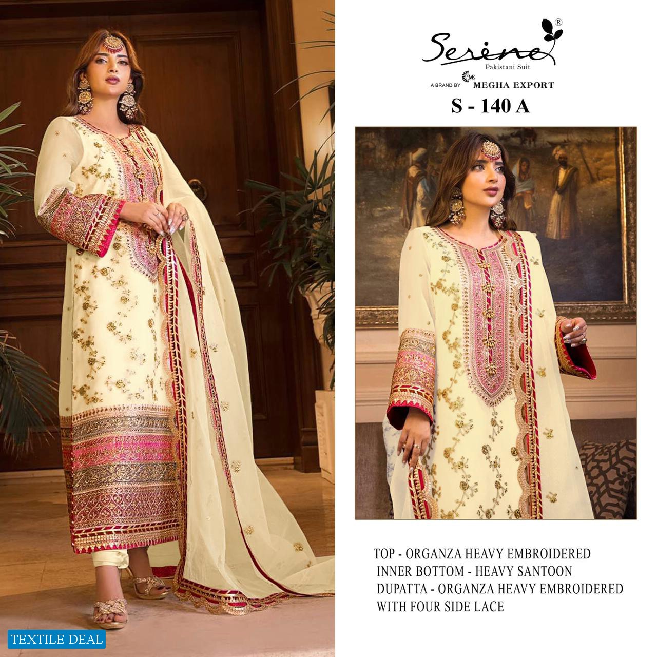 Serine S-140 Wholesale Pakistani Concept Pakistani Suits