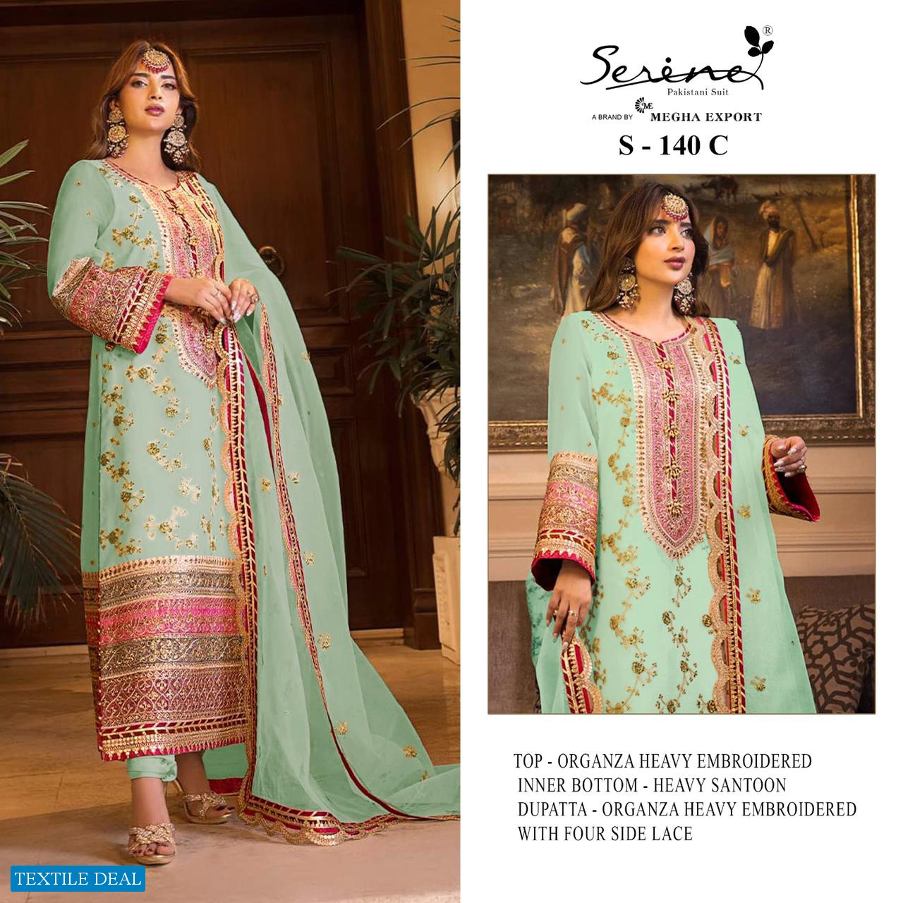 Serine S-140 Wholesale Pakistani Concept Pakistani Suits
