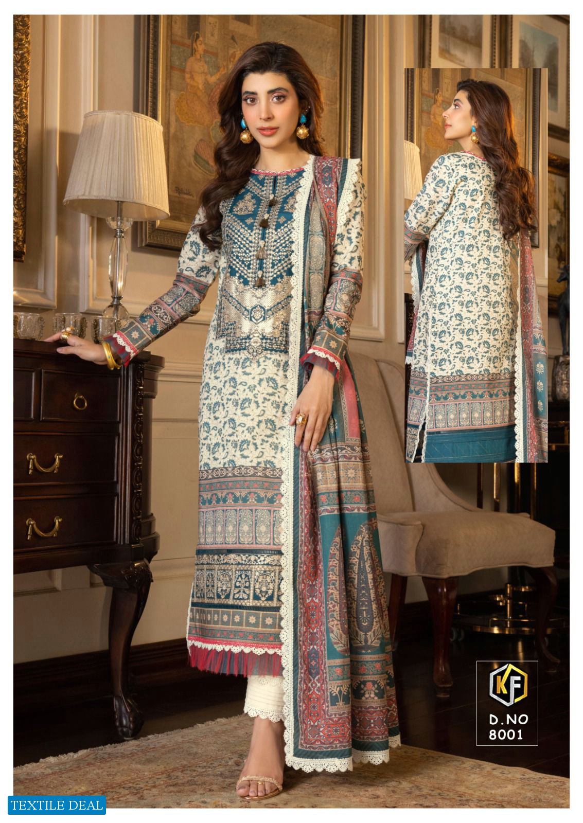 Keval Sobia Nazir Luxury Vol-8 Wholesale Karachi Print Cotton Dress Material