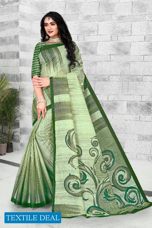 SC Sona Chandi Wholesale Pure Cotton Printed Sarees