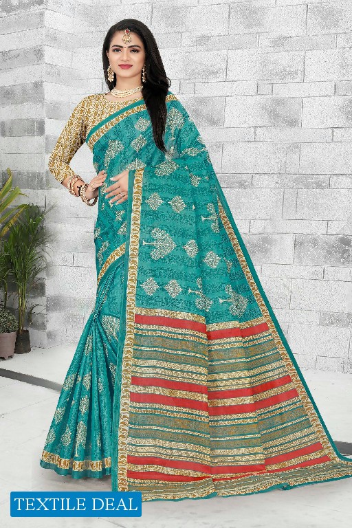 SC Sona Chandi Wholesale Pure Cotton Printed Sarees