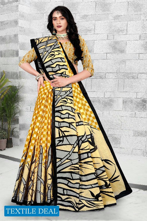 SC Sona Chandi Wholesale Pure Cotton Printed Sarees