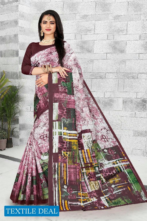 SC Sona Chandi Wholesale Pure Cotton Printed Sarees