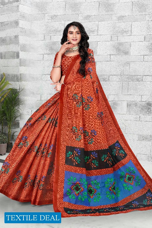 SC Sona Chandi Wholesale Pure Cotton Printed Sarees