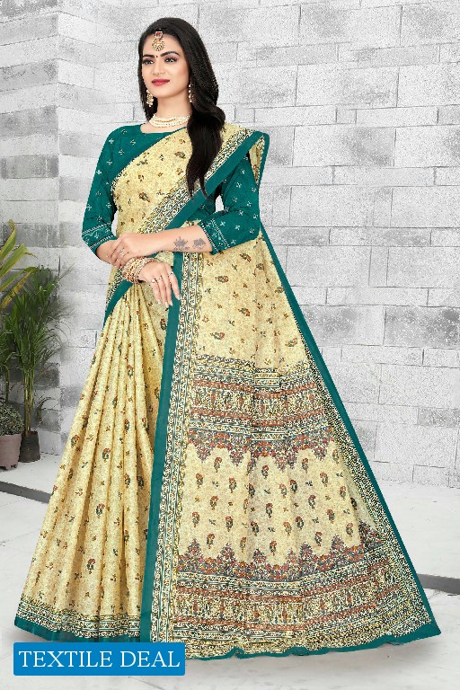 SC Sona Chandi Wholesale Pure Cotton Printed Sarees