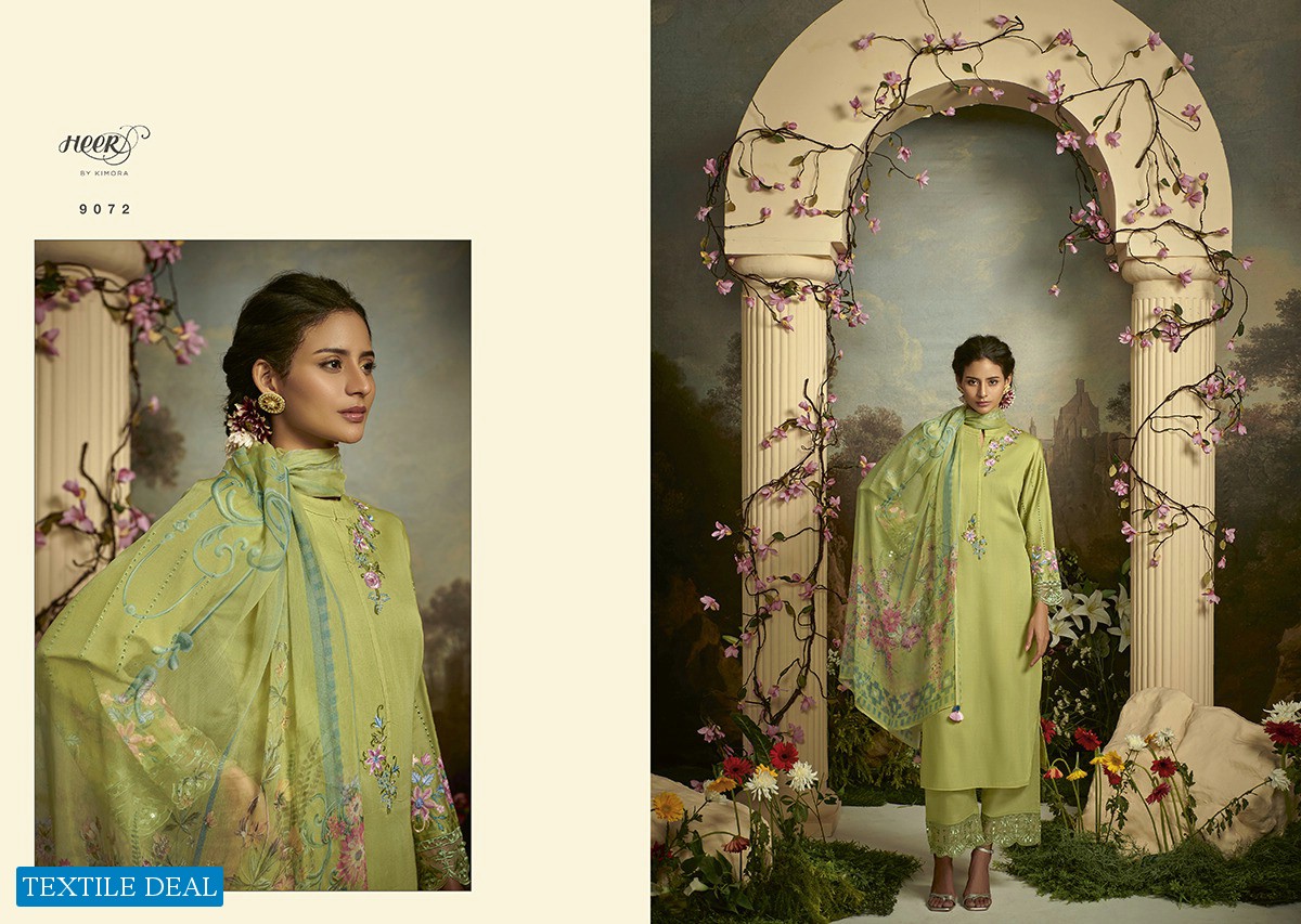 KIMORA HEER VOL 151 GULBAGH DESIGNER WORK SALWAR KAMEER COLLECTION