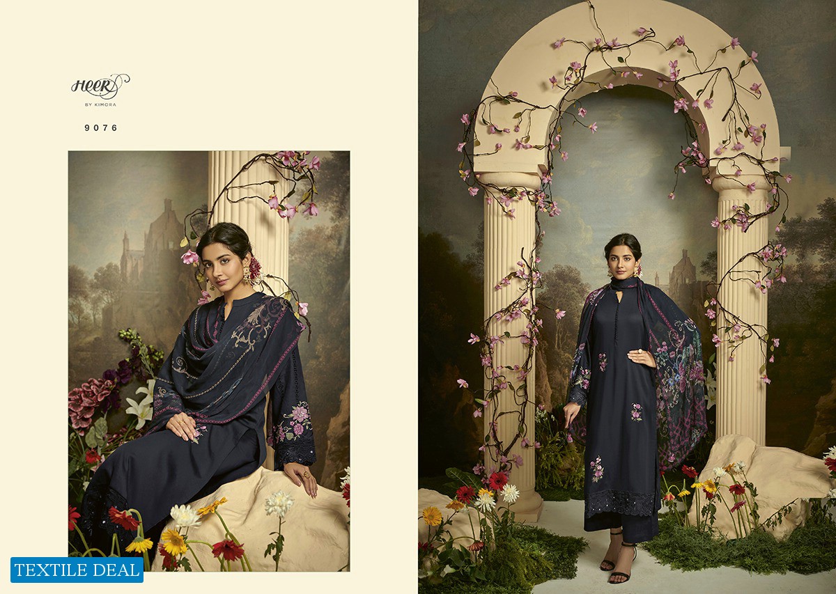 KIMORA HEER VOL 151 GULBAGH DESIGNER WORK SALWAR KAMEER COLLECTION