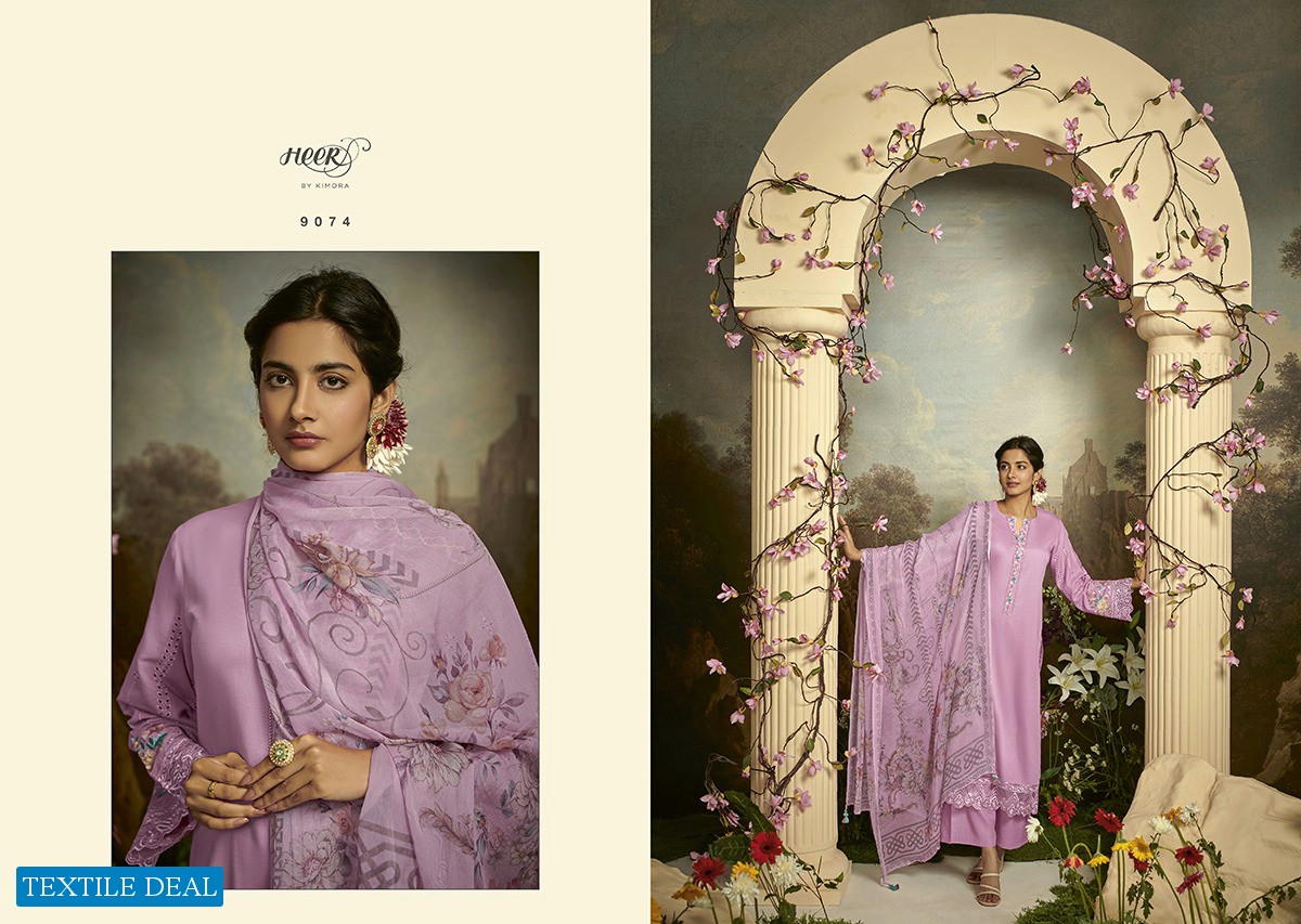 KIMORA HEER VOL 151 GULBAGH DESIGNER WORK SALWAR KAMEER COLLECTION