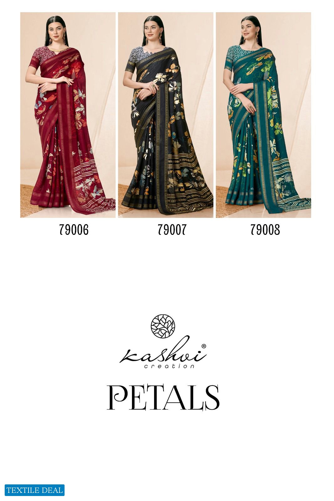 Kashvi Petals Wholesale Jute Silk With Weaving Border Sarees