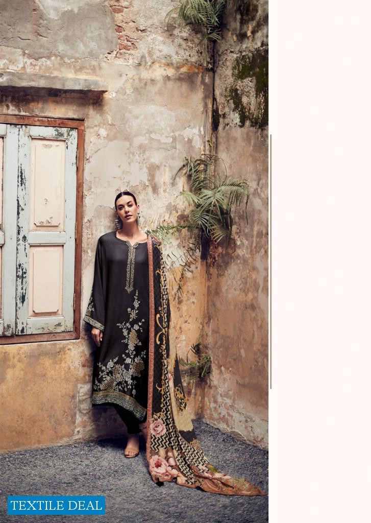 Varsha Shades Of Love Wholesale Viscose Muslin Floral Woven With Work Salwar Suits