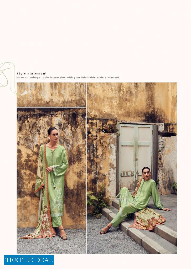 Varsha Shades Of Love Wholesale Viscose Muslin Floral Woven With Work Salwar Suits