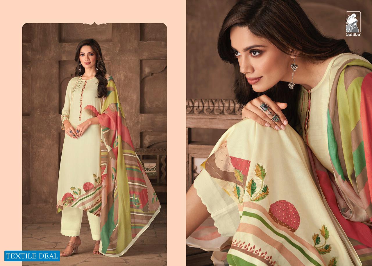 Sahiba Itra Wholesale Pure Cotton With Handwork Indian Salwar Suits