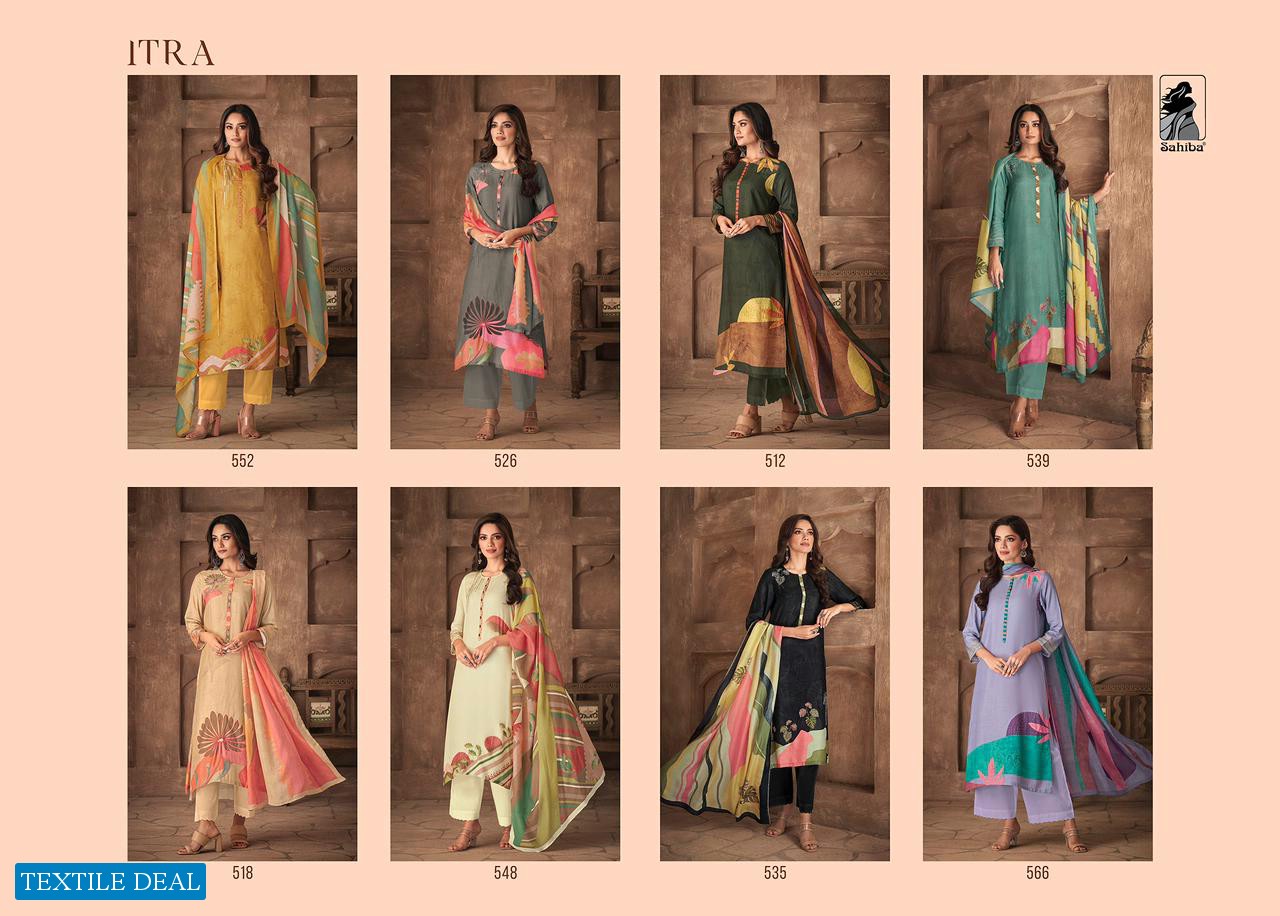 Sahiba Itra Wholesale Pure Cotton With Handwork Indian Salwar Suits