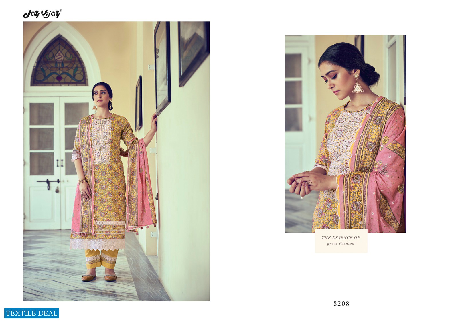 Jay Vijay Dilreet Vol-2 Wholesale Pure Cotton With Embroidery And Lace Work Salwar Suits