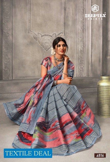 Deeptex Mother India Vol-48 Wholesale Pure Cotton Printed Sarees