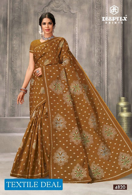 Deeptex Mother India Vol-48 Wholesale Pure Cotton Printed Sarees