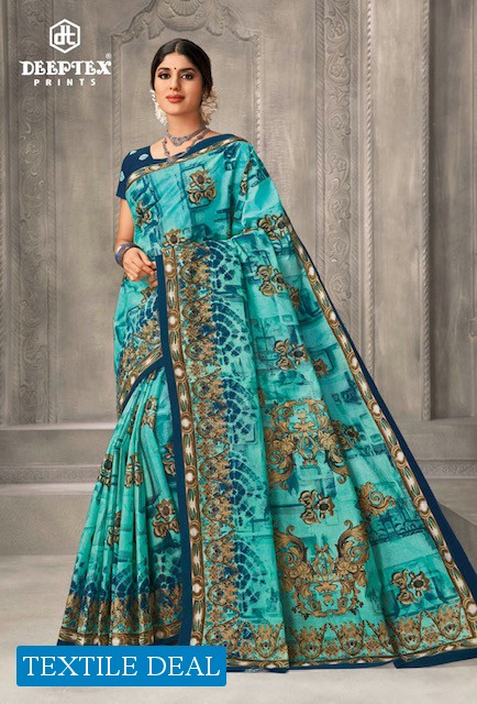 Deeptex Mother India Vol-48 Wholesale Pure Cotton Printed Sarees