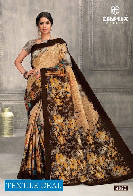 Deeptex Mother India Vol-48 Wholesale Pure Cotton Printed Sarees