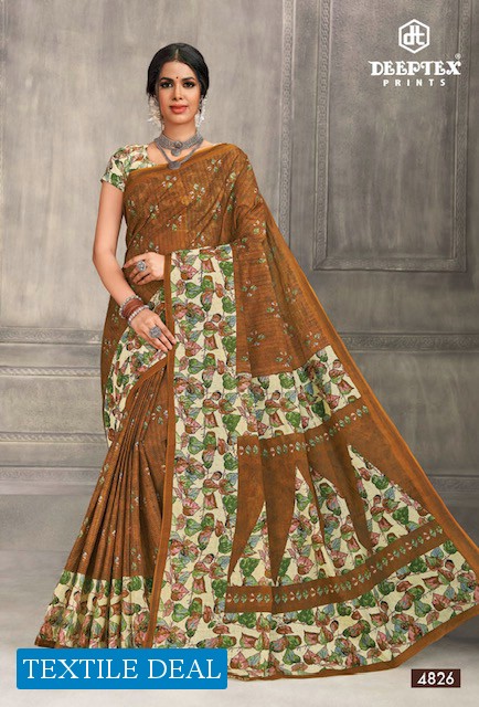 Deeptex Mother India Vol-48 Wholesale Pure Cotton Printed Sarees