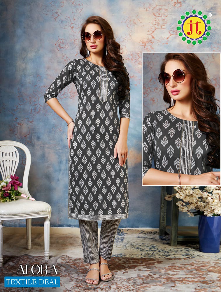 JT Alora Wholesale Readymade Kurti With Pants