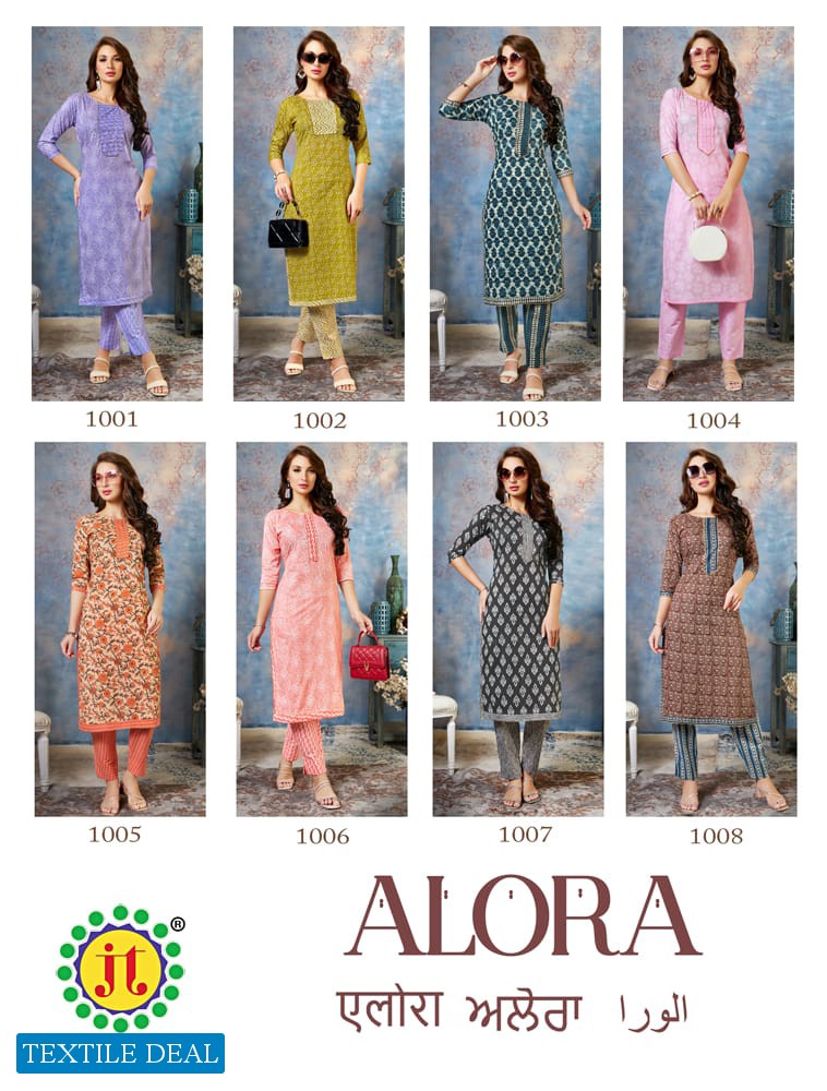 JT Alora Wholesale Readymade Kurti With Pants