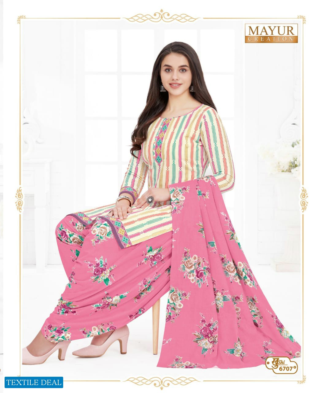 Mayur Khushi Vol-67 Wholesale Cotton Printed Dress Material