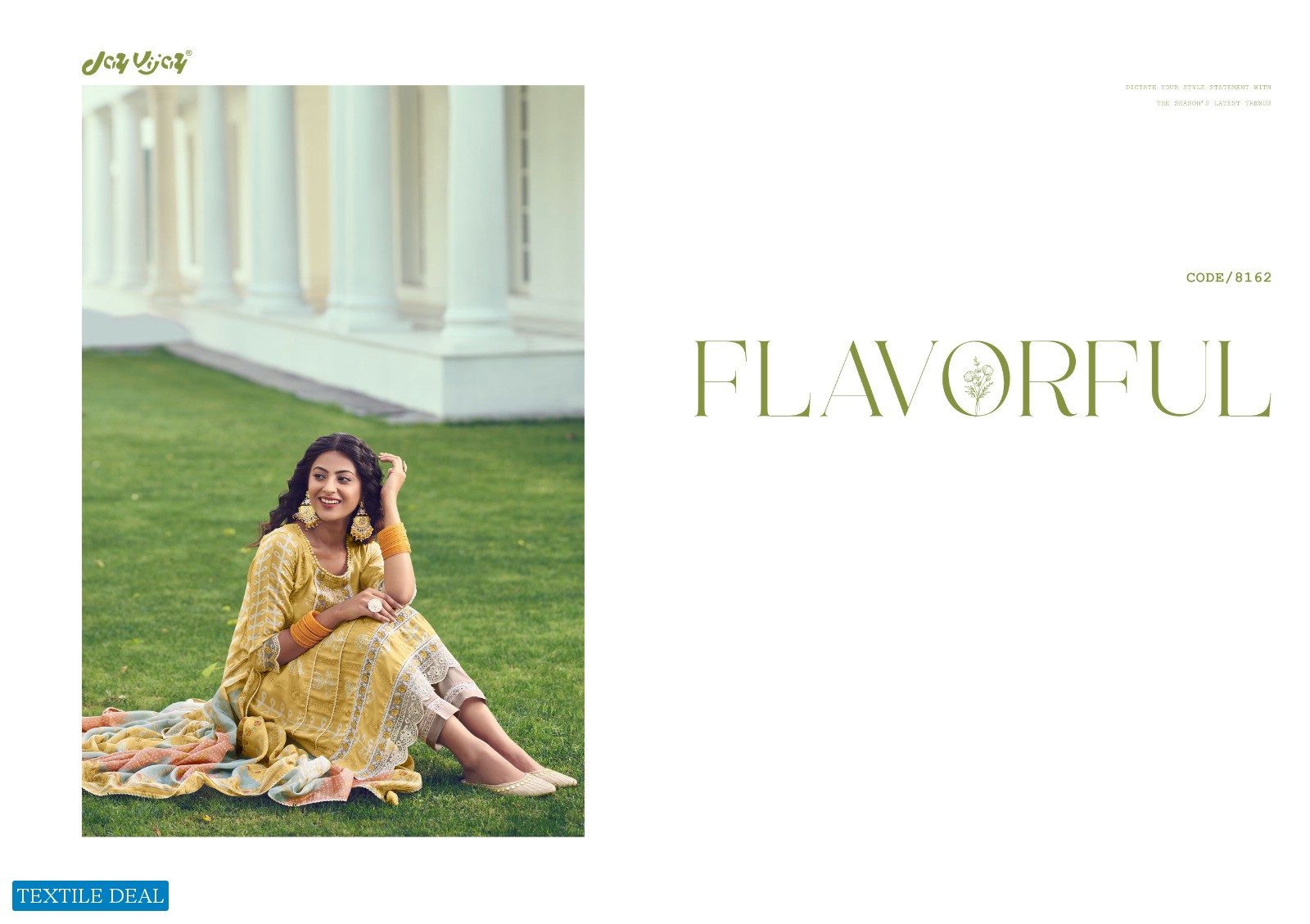 JAY VIJAY NEW & NOW VOL 10 DESIGNER BATIK WORK PAKISTANI LADIES SUIT WHOLESALER