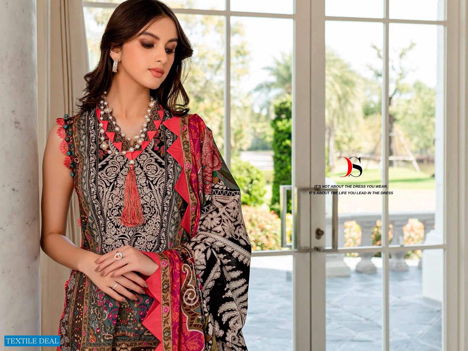 FIRDOUS QUEENS COURT VOL 4 BY DEEPSY SUIT EXCLUSIVE PRINTED PAKISTANI SALWAR KAMEEZ WHOLESALER