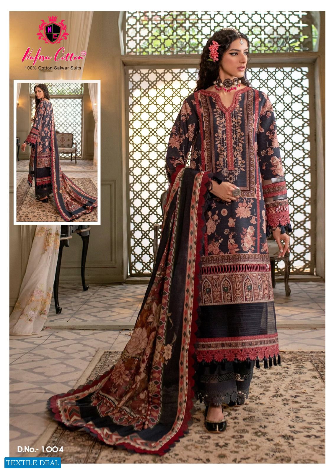 Nafisa Safina Karachi Suits Wholesale Cotton Dress Material