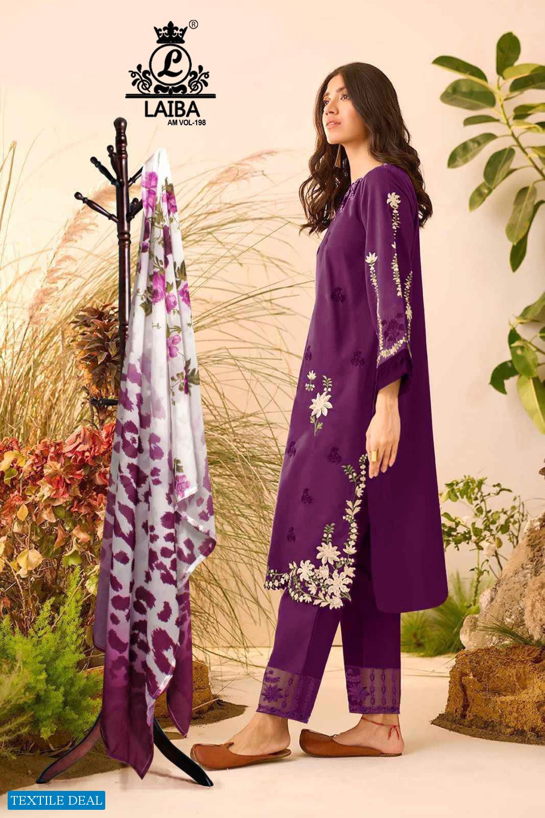 Laiba Am Vol-198 Wholesale Readymade Pakistani Suits